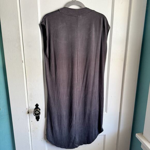 Anthropologie Dolan Left Coast Collection Gray Shift Dress V-Neck Pockets XS - Picture 10 of 11